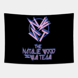 The Natalie Wood Swim Team Thrash Logo Tapestry