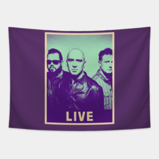 Live Retro Tapestry