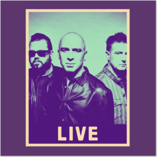 Live Retro Posters and Art