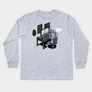 Robot Problems Kids Long Sleeve T-Shirt