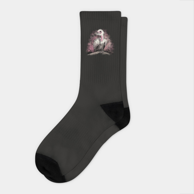 Grumpy Vulture Socks by H. R. Sinclair
