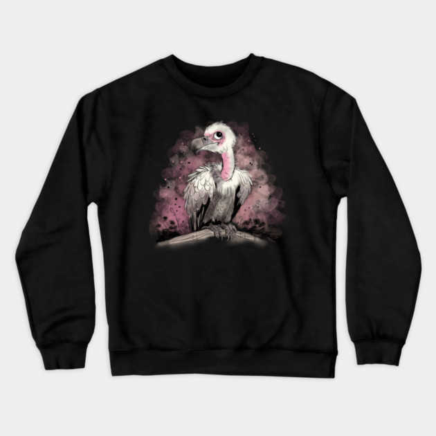 Grumpy Vulture Crewneck Sweatshirt by H. R. Sinclair