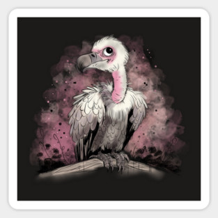 Grumpy Vulture Sticker