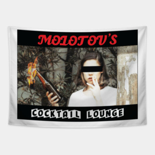 Molotov's Cocktail Lounge Tapestry