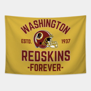 Washington Redskins 1937 Forever Vintage Retro Football Tapestry