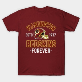 Washington Redskins 1937 Forever Vintage Retro Football T-Shirt