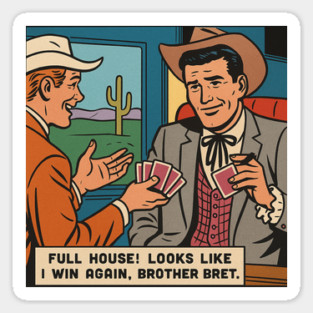 Full House Showdown Sticker