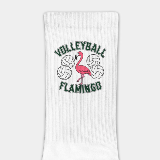 Volleyball Flamingo Funny Animal Sports by MakerMind8.2