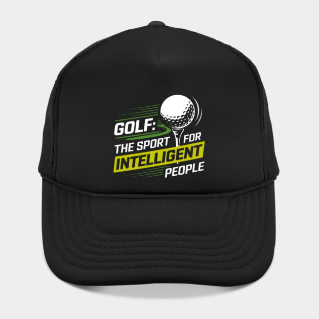 Golf Shirt – "The Sport for Intelligent People" Funny Golf Gift by MakerMind8.2