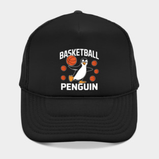 Basketball Penguin Funny Animal Sports Hat