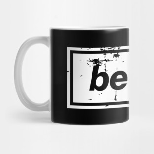 Be Kind Oasis Distressed Typography – Bold Positive Message Design White Mug
