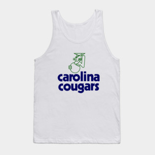 Defunct Carolina Cougars ABA Basketball 1969 Tank Top