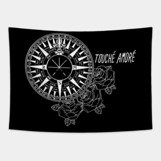 THe Touche Amore White Logo Tapestry