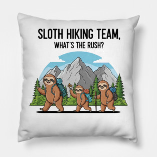 Funny Sloth Hiking Pillow