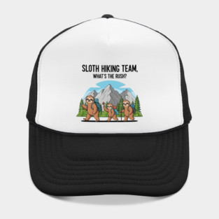Funny Sloth Hiking Hat