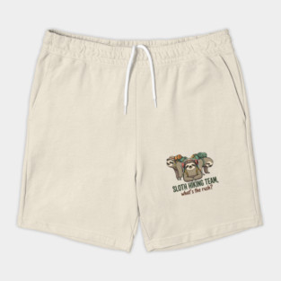 Funny Sloth Hiking Shorts