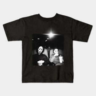 Michael Myers And Ghost In Cinema - kicas8ga #2 Kids T-Shirt
