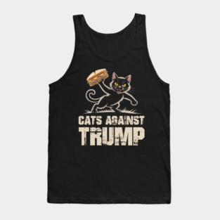 Cats-Against-Trump Tank Top