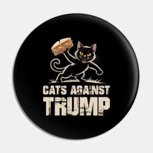 Cats-Against-Trump Pin