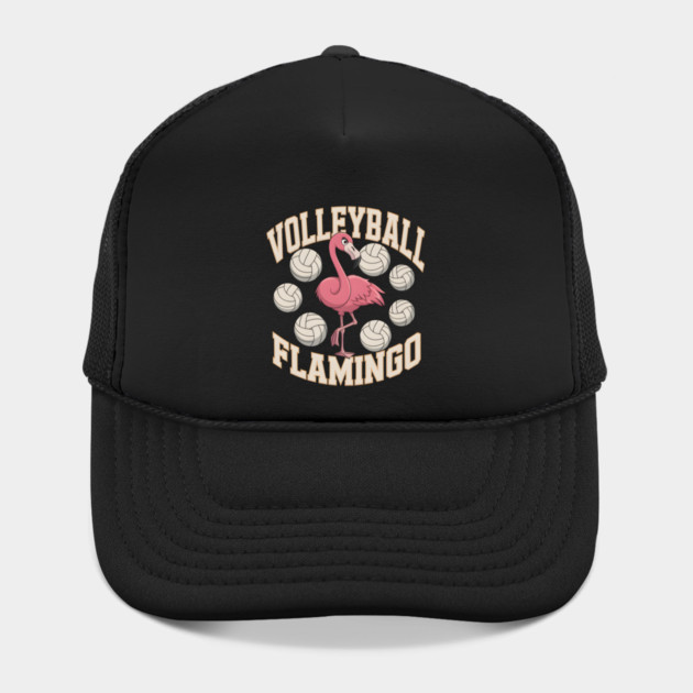 Volleyball Flamingo Funny Sports by MakerMind8.2