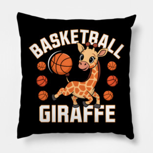 Basketball Giraffe – Cute Funny Sports Animal Pillow