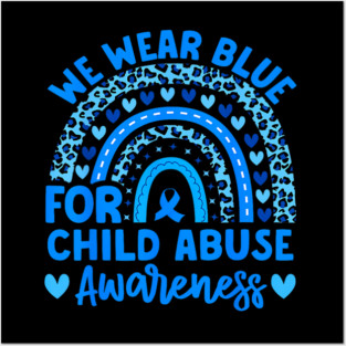 Blue Child Abuse Child Abuse Posters and Art