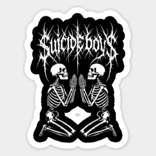 $uicideboy$ - Skeleton Prayer Sticker