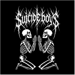 $uicideboy$ - Skeleton Prayer Posters and Art