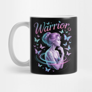 Suicide Prevention Warrior Woman Strong Girl Semi Colon Mug