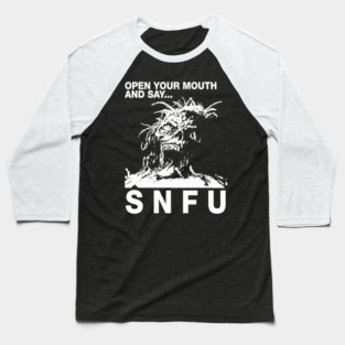 Snfu Open Your Mouth Baseball T-Shirt