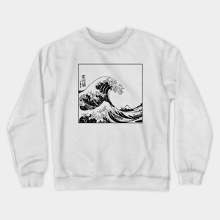 The Great Wave Off Kanagawa Japanese Crewneck Sweatshirt