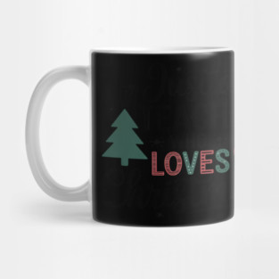 Just a Teacher Who Loves Christmas Mug