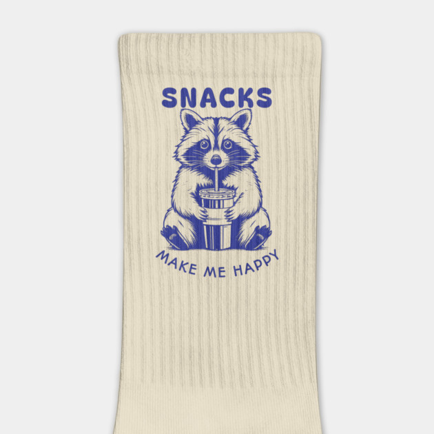 Snacks Make Me Happy Raccoon by Kevin's Store 2