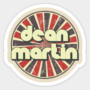 dean martin // vintage style Sticker