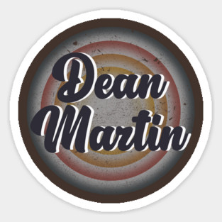 dean martin // vintage style Sticker