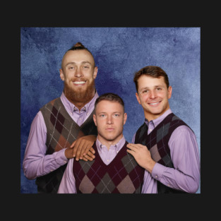 Christian McCaffrey George Kittle Brock Prudy Step Brothers Football, San Francisco Football