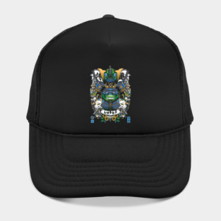 Blue Turtle Samurai Hat