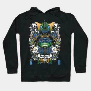 Blue Turtle Samurai Hoodie