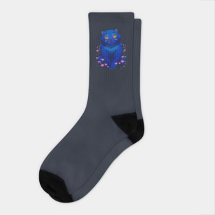 kpop derpy tiger flowers Socks