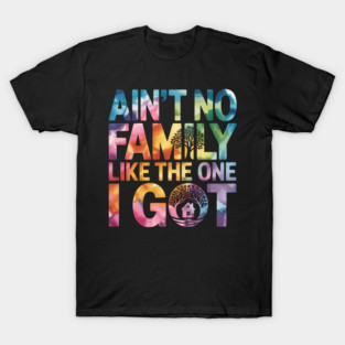 Ain’t No Family Like the One I Got – Colorful Tree Tee T-Shirt