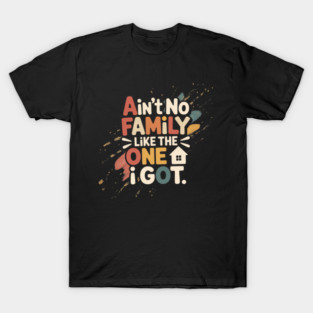 Ain’t No Family Like the One I Got – Home Love Tee T-Shirt