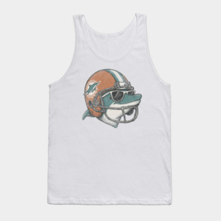 Miami Dolphins Shirts Miami Football Mascot M5175 Tank Top
