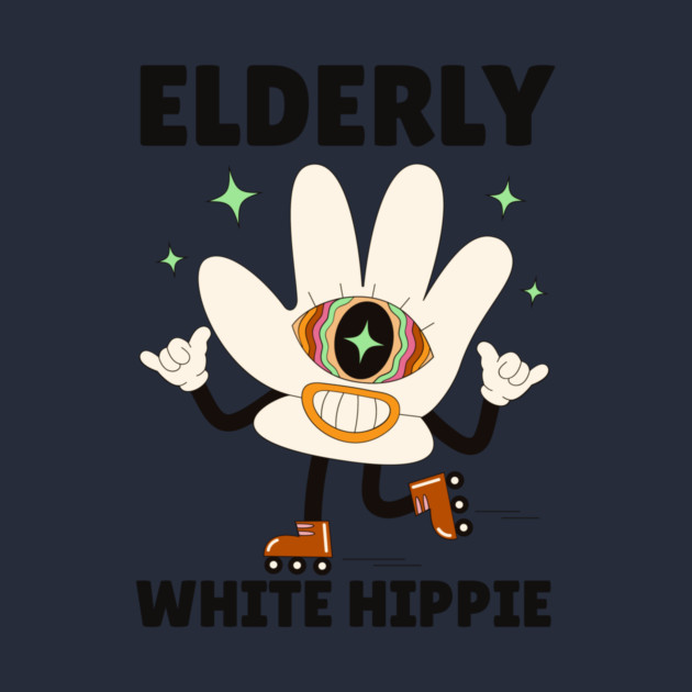Elderly White Hippie by The WYLD Tribe