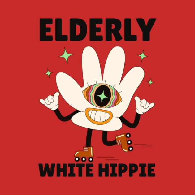 Elderly White Hippie by The WYLD Tribe