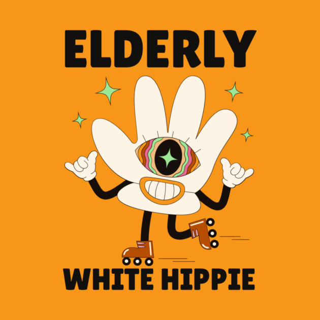 Elderly White Hippie by The WYLD Tribe