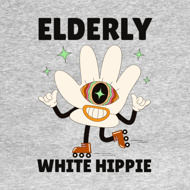Elderly White Hippie by The WYLD Tribe