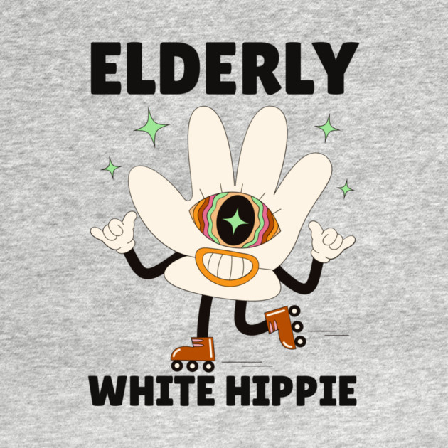 Elderly White Hippie by The WYLD Tribe