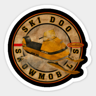 Ski-Doo - Vintage Snowmobiles 1950 Sticker