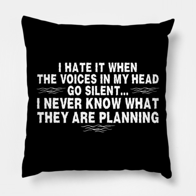 I hear Voices Pillow by The WYLD Tribe