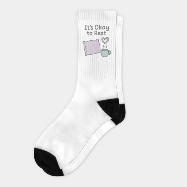 It’s Okay to Rest Socks by Fauzi's Store